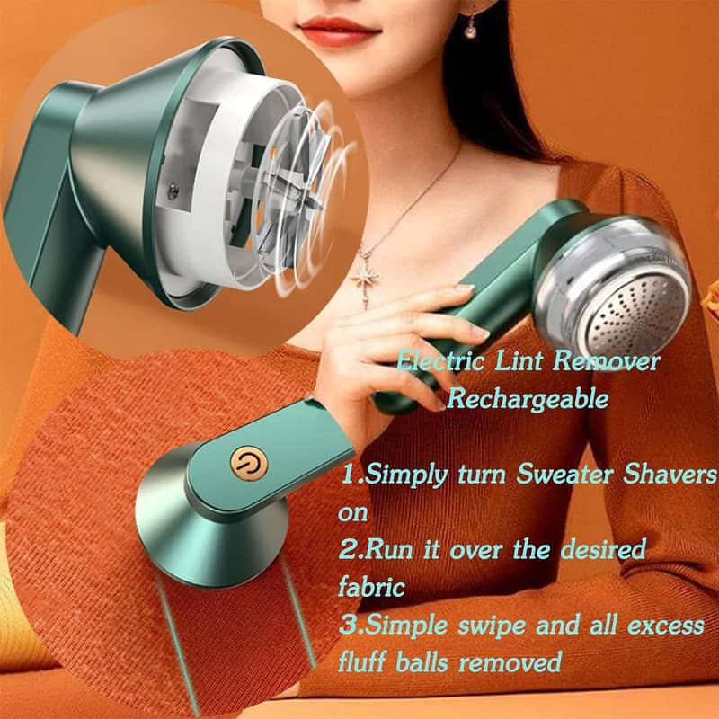 Lint Remover For Clothes Usb Electric Rechargeable Hair Ball Trimmer 18