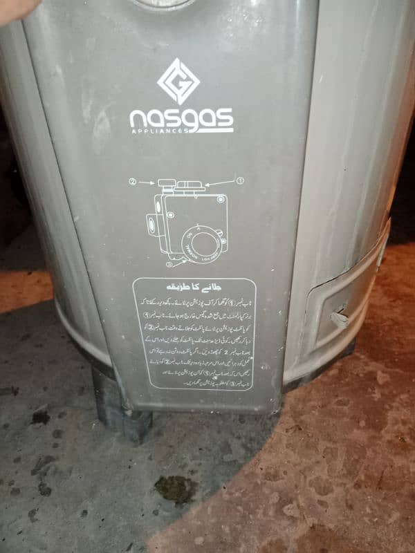 Nasgas DG-35 Super heavy automatic geyser,hot water geyser, 3