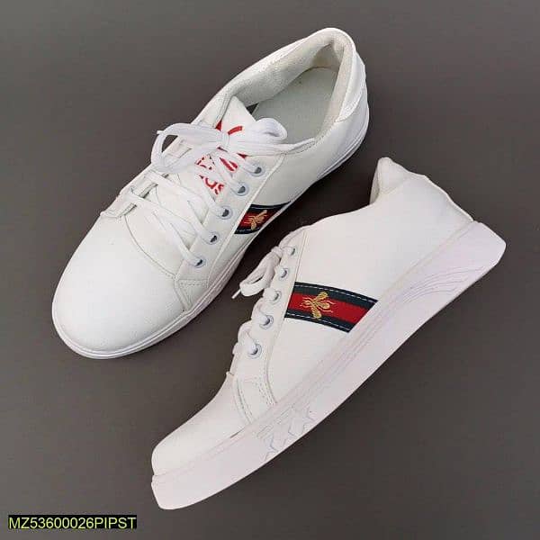 White Sports Shoes for Men 0