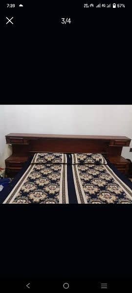 King Size Bed with mattress 1