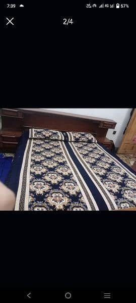 King Size Bed with mattress 2