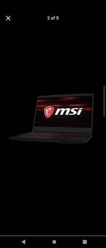 MSI Gaming Laptop GTX 1650 Ti 0