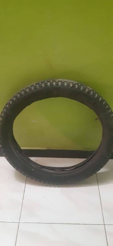 tyre with tube cg 125 bike 0