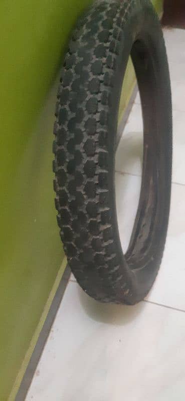 tyre with tube cg 125 bike 1