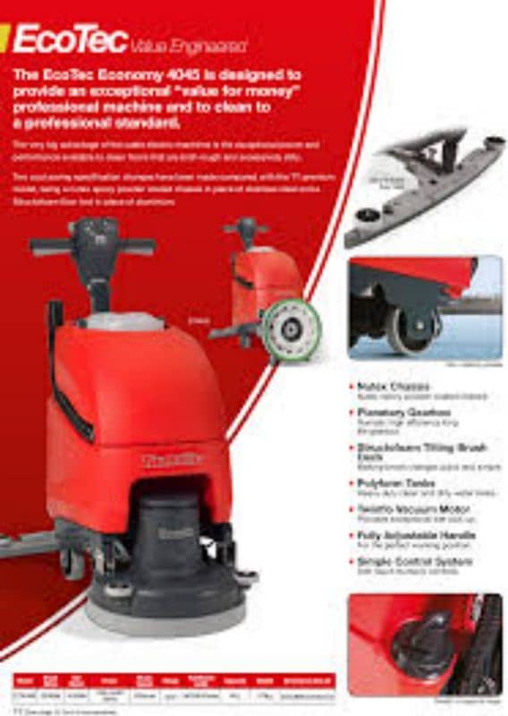 Numatis carpet wash machine dryer system floor polishing machine 2