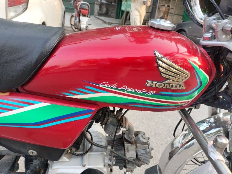 Honda CD70 model 2017 Islamabad number 03341511728 1