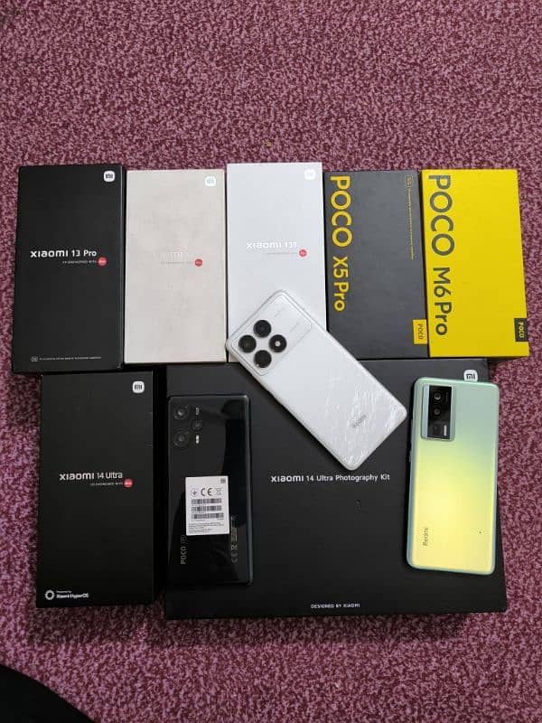 Xiaomi 14 Ultra,13 Pro,13,11 Ultra,Redmi K60,Poco M6 Pro, X5 Pro, F6 2