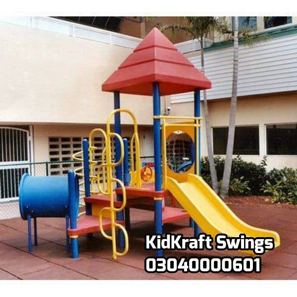 Slide, Swings, Kids rides, jhula, Spring rider, jungle gym, indoor set 2