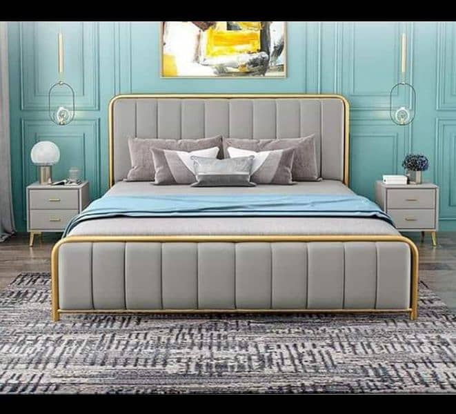 Iron double bed 14