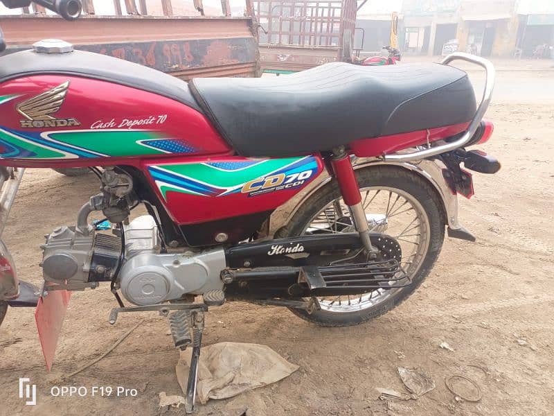 Honda cd 70 2018 model chucha pees All punjab nbr exchange bhi ho jaye 1