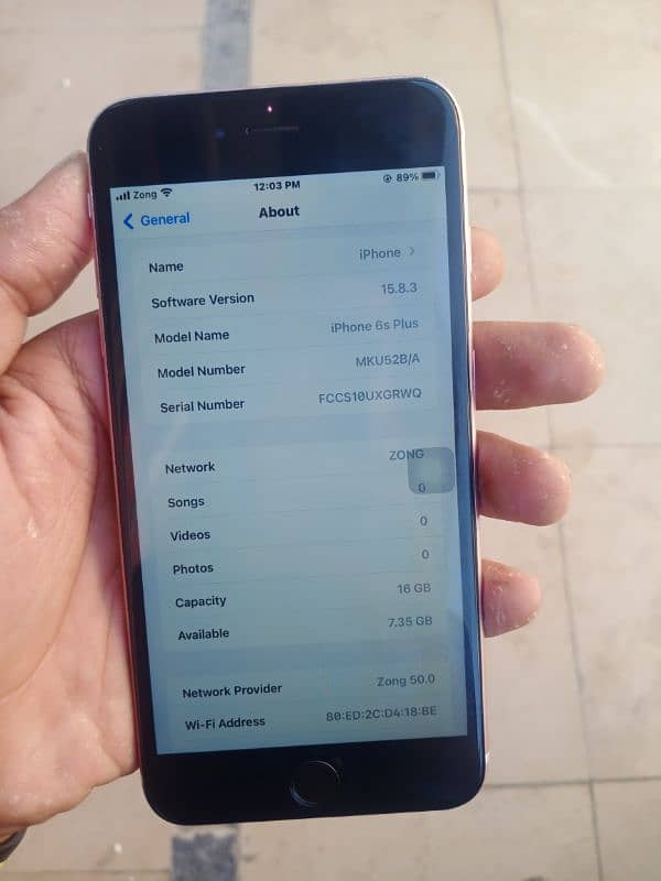 iPhone 6S Plus 16Gb aprove 2