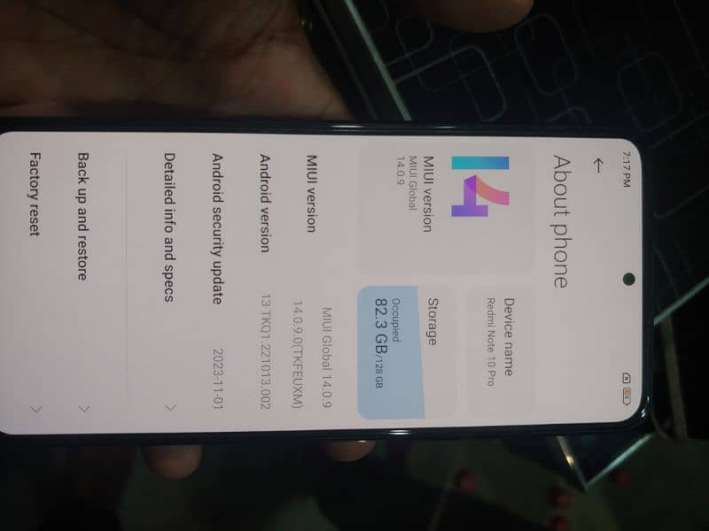 Redmi note 10 pro nonpta 6gb 128gb 6