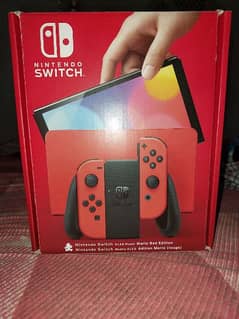 Nintendo switch oled mario red edition