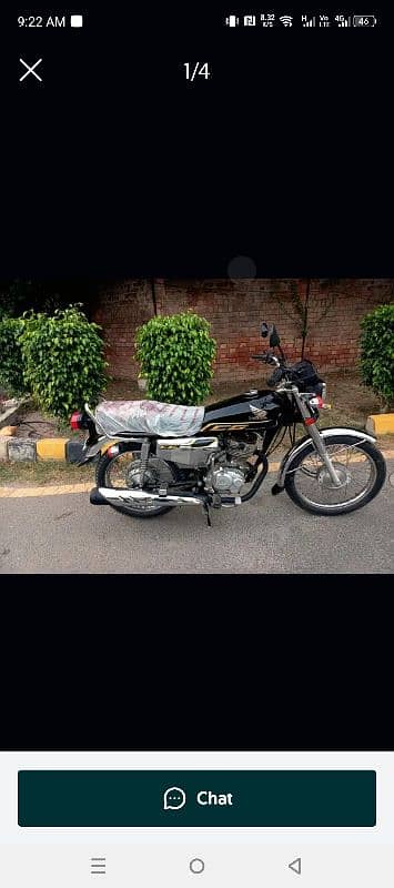 Honda CG 125 Self Start 2022 Number Wali 12