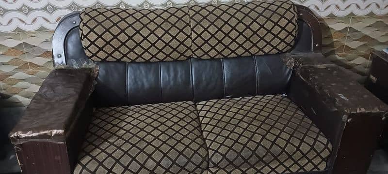 sofa set 321 for sale used 3