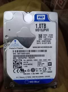 WD Western Digital 1TB 2.5" Inch Hard Disk Drive (1000 GB) 100% Health