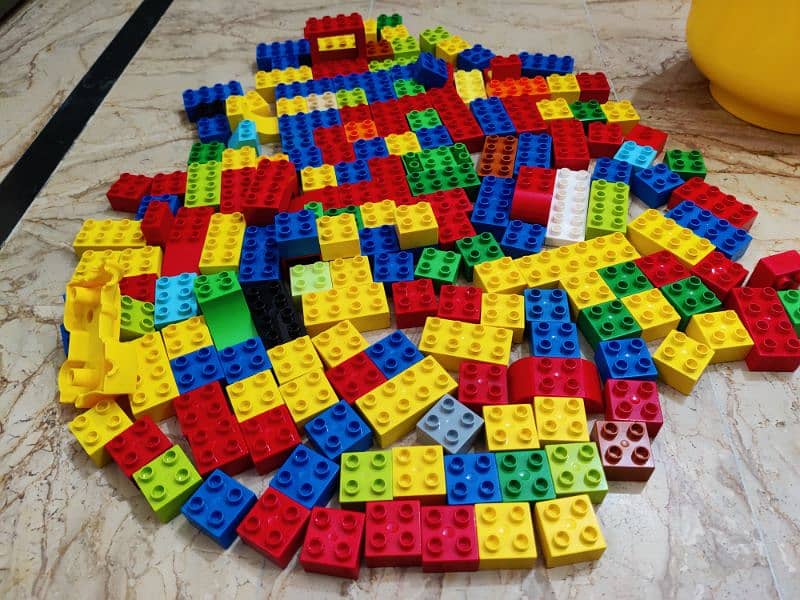 Original Lego Duplo Blocks Cars, Figures and Storage Box 11