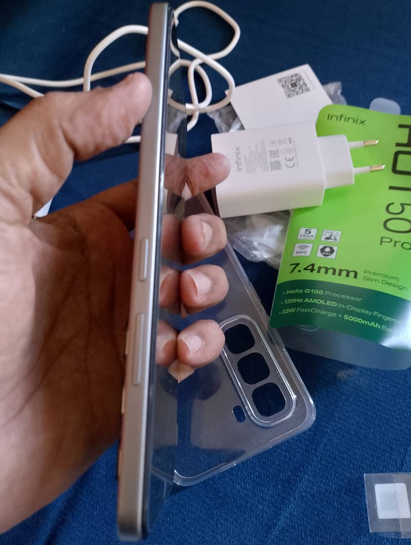 Infinix Hot 50 Pro Kit and Orginal Charger 6