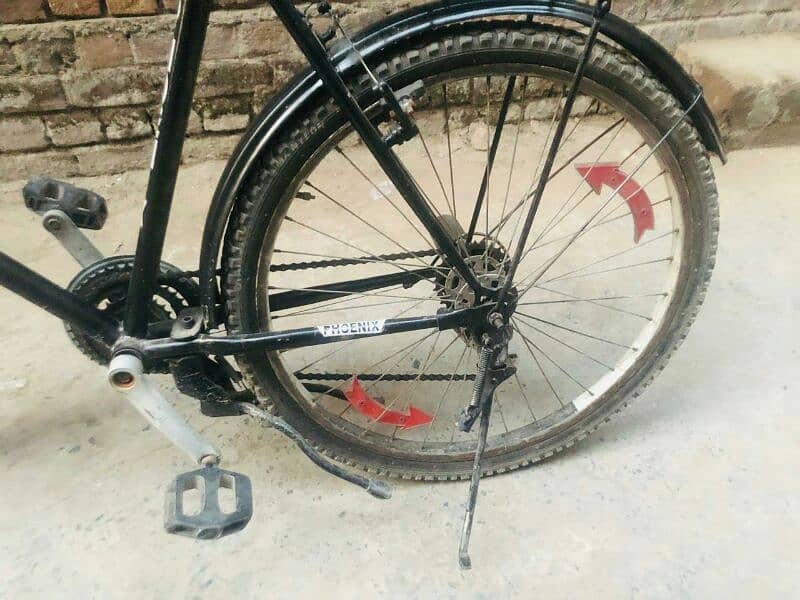 phoenix cycle gear wali 26 number 10/9 condition no any fault 5