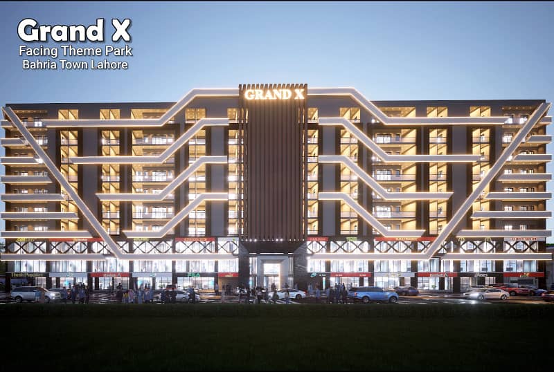 Grand X 1 bed apartment for sale in bahria town lahore on easy installments 0