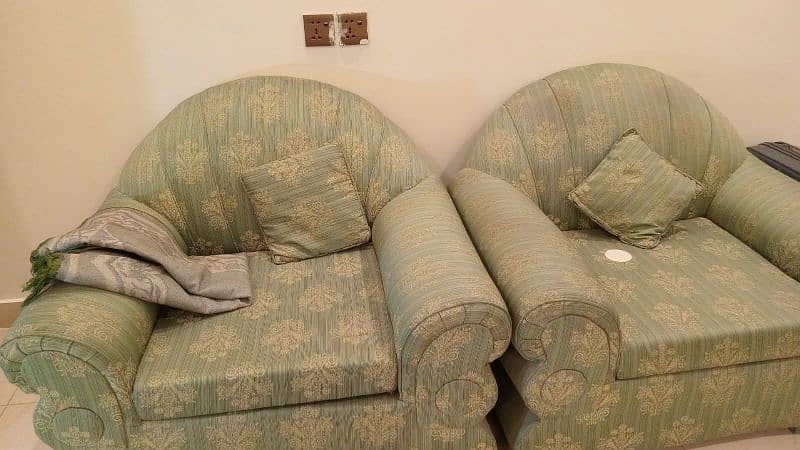 2 single seater sofa with good quality frame for sale 0