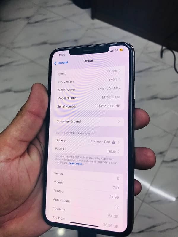 iphone xsmax 64gb PTA APPROVED 2