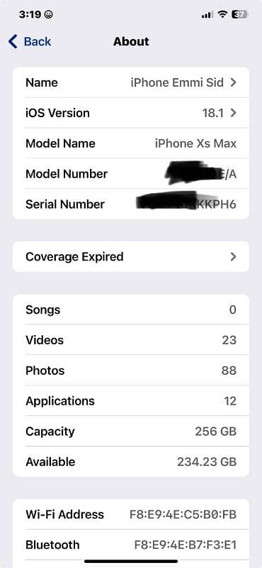 iPhone XS Max 256 Gb PTA Approved With Box 7