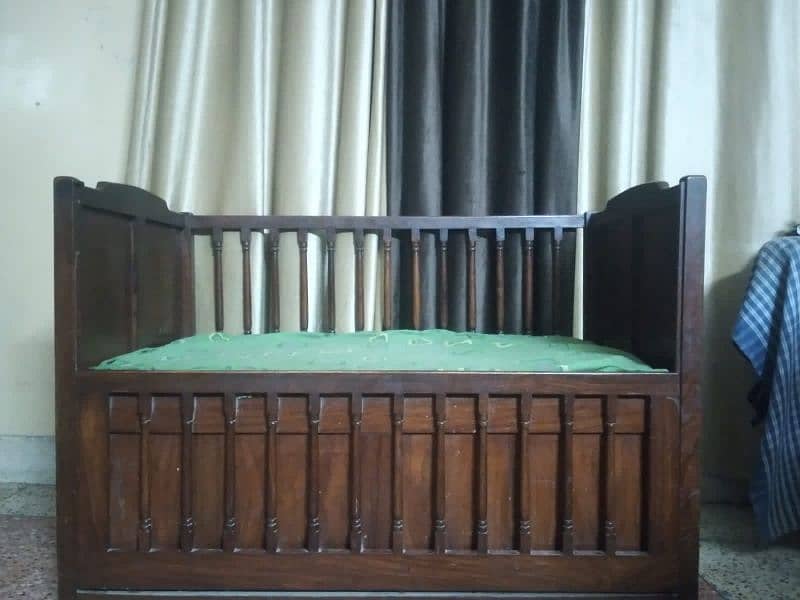 Wooden Baby Cot 2