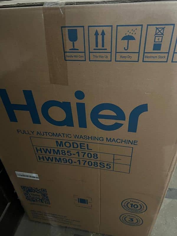 Haier Fully Automatic Washing Machine - Brand New, 10 Years Warranty! 2