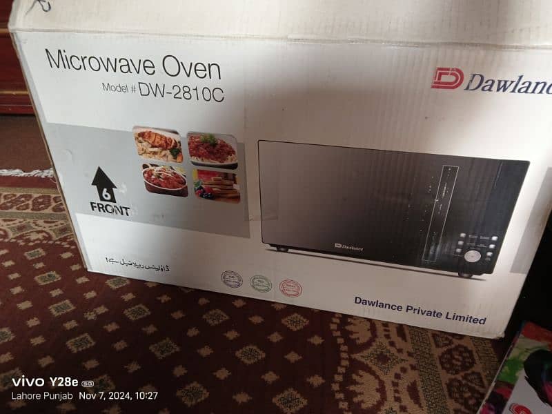 Dawlance microwave oven convention 3 in 1 0