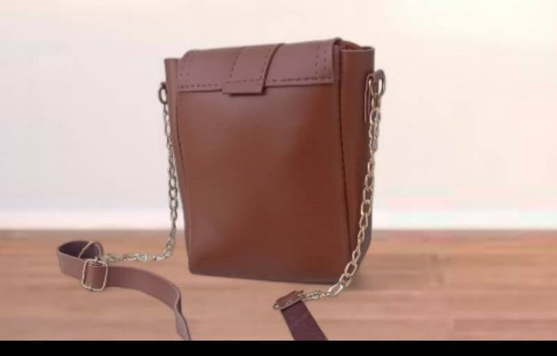 fashionable bag brown colour! 2