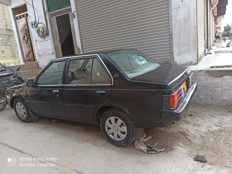 Nissan Sunny 1984 CNG petrol amplifier woofer 8