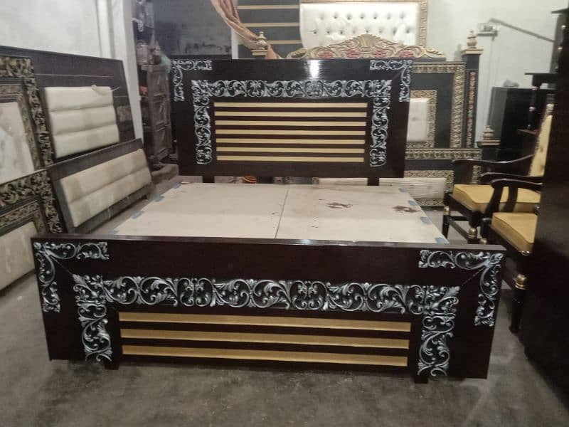 Double bed/bed set/brass bed/ 6