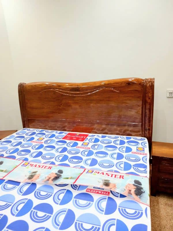 Brand New Bed Set solid wood never used new condition 11