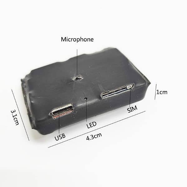 discrete 2 way communication sim module with microearpiece 0