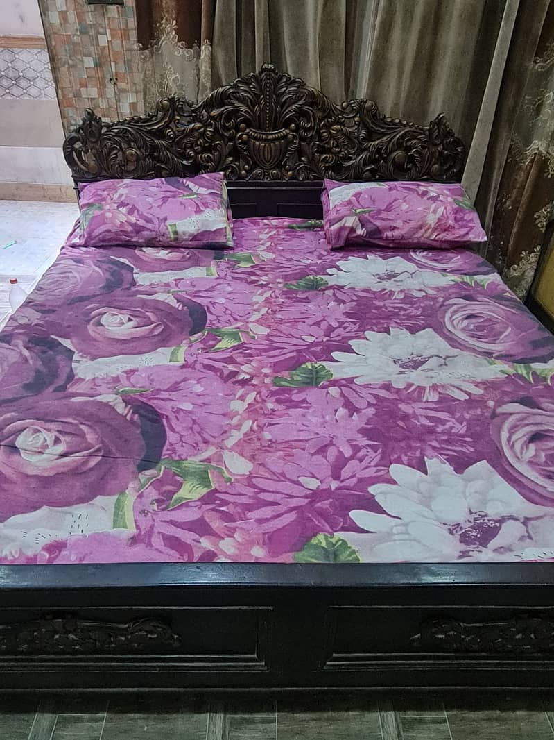 Pure Wood Keekar Bed For Sale 0