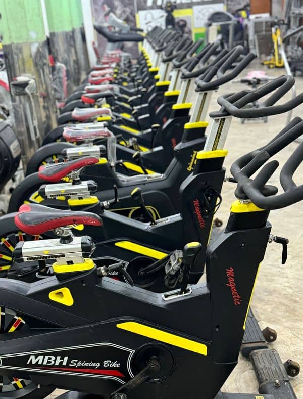 Spin bike / Upright cycle / Treadmills / Elleptical / Homegym 3