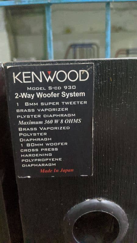 8 inch speaker woofer with amplifier and mp3 made in Japan 2