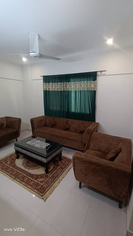 Furnished Apartment For Rent 2Bedroom With Drawing Room Only Short Time 3