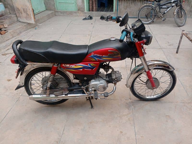 United 70 cc model 2019 for urgent sale 0