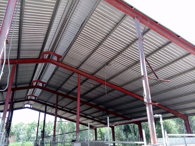 I Beam Industrial shed Parking shed Tensile structure 5