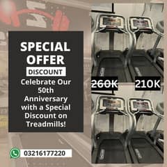 Celebrate Our 50th Anniversary with a Special Discount on Treadmills!