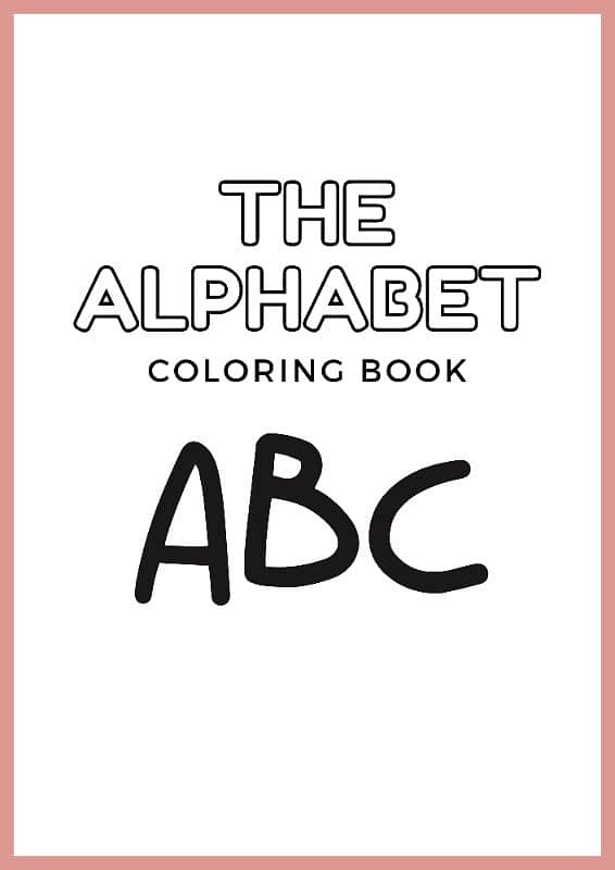 the alphabet coloring digital book 0