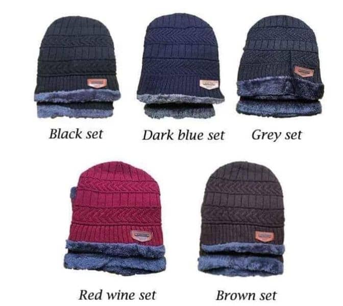 “Stylish Winter Cap with Cozy Neck Warmer – Perfect for Cold Weather!” 2