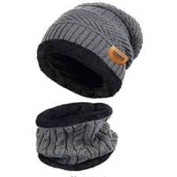 “Stylish Winter Cap with Cozy Neck Warmer – Perfect for Cold Weather!” 3