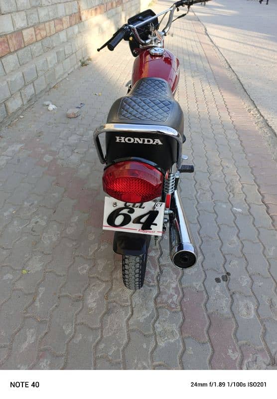 Honda 125 Model 2024 islamabad registered 7