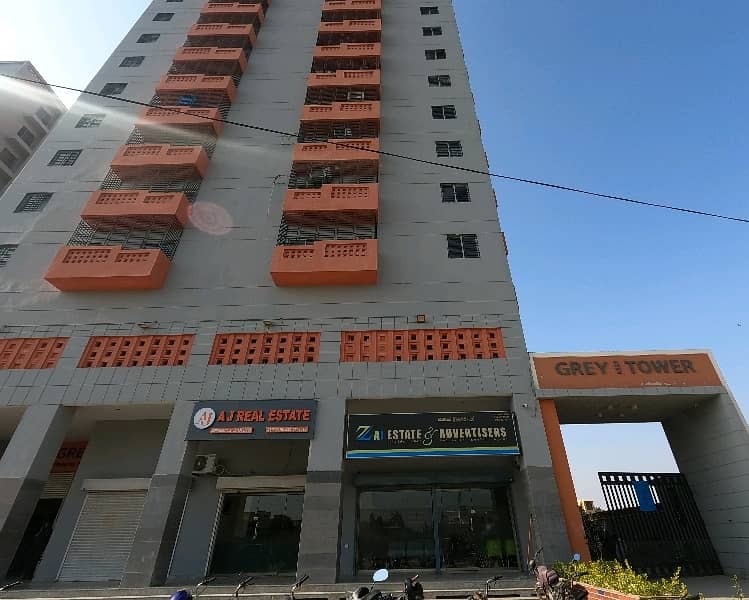 Flat For sale In Grey Noor Tower & Shopping Mall 1