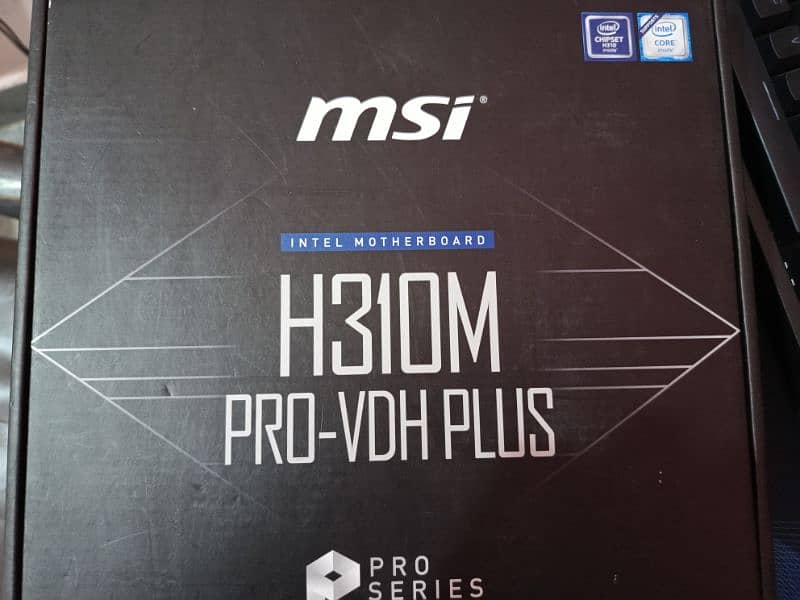 Msi H310M PRO-VDH PLUS AND I5 9400F AND ADATA 16GB RAMS. 5