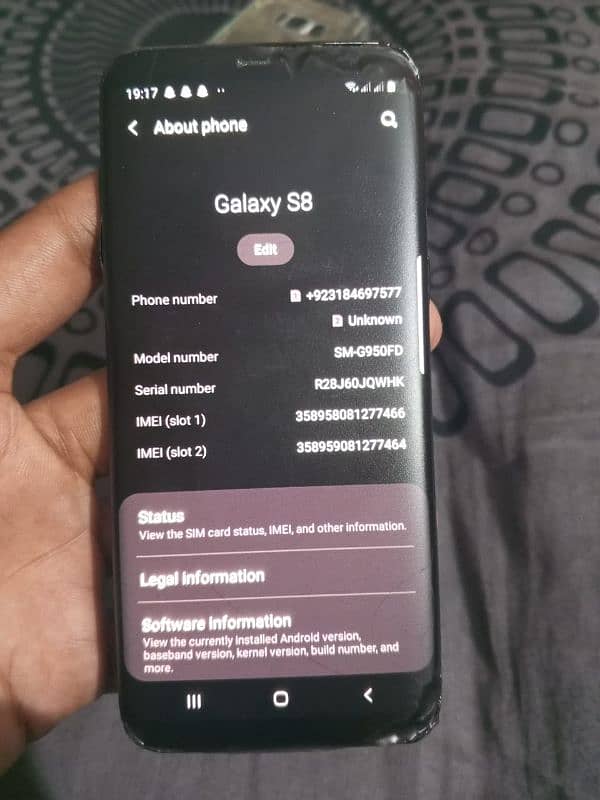 Samsung S8 dual PTA for sale 2