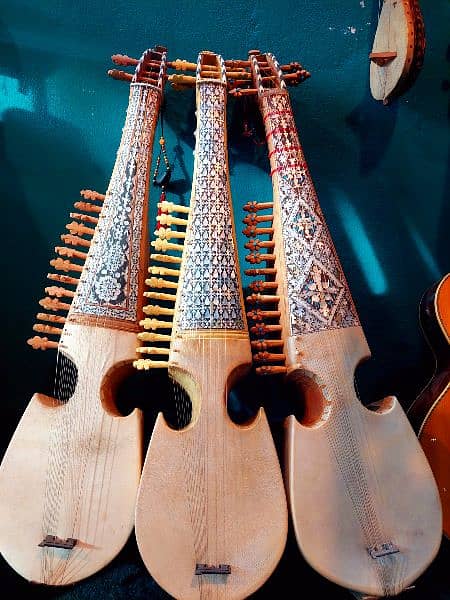 Rabab with accessories  (robab, rubab, sitar) 1